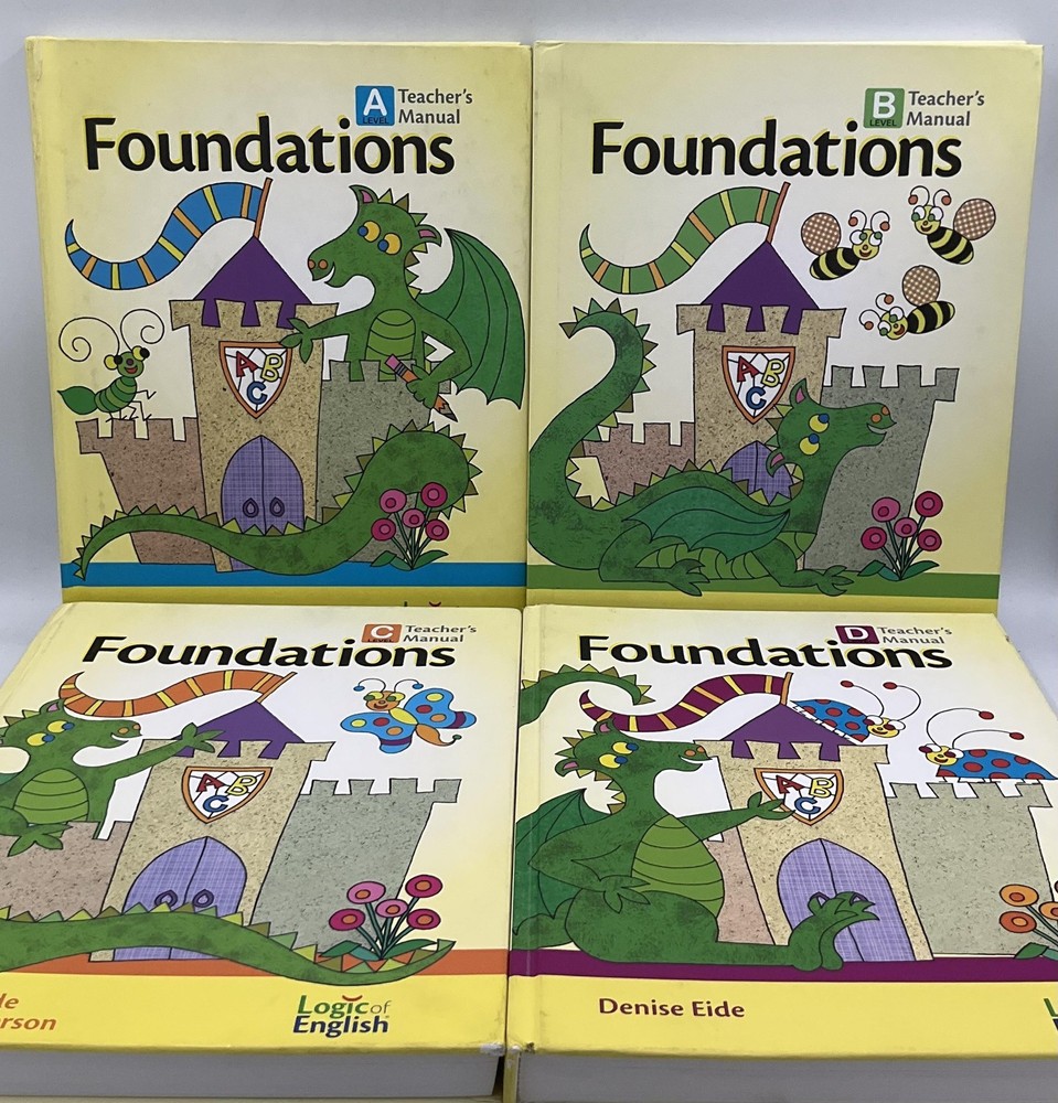 Foundations Set 4 Books Vol. A,B,C,D Teacher’s Manual, Denise Eide