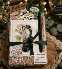 Blind Date with a Book Gift Set Surprise Book w/ Tea & Pen Bookish Gift