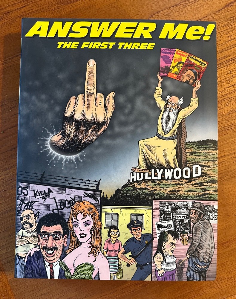 Answer Me Book Jim Goad Debbie Goad Vintage 1990s Underground Fanzine Anthology
