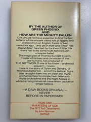 THOMAS BURNETT SWAN : The Not-World 1975 DAW 1st Printing Sci Fi PPBK BOOK