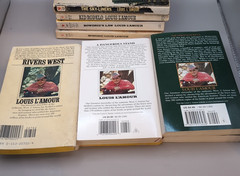 Louis Lamour Lot Of 10 Western Titles Various Age And Conditions See Photos