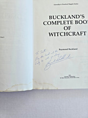Buckland’s Complete Book of Witchcraft Raymond Buckland Signed