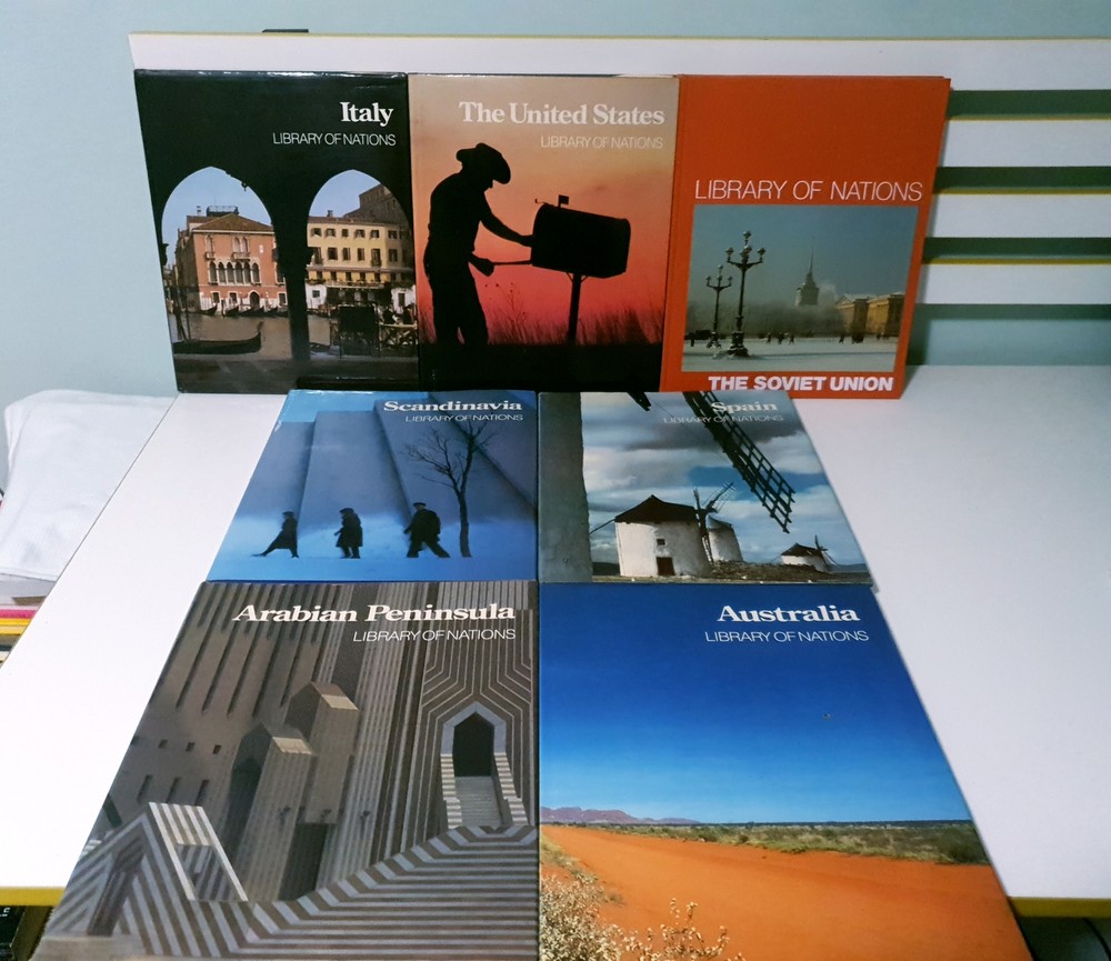 Lot of 19x Time-Life Library of Nations HC/DJ Books! Italy, Spain & More!