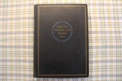 British Poetry and Prose Revised 1938 Houghton Mifflin Company.