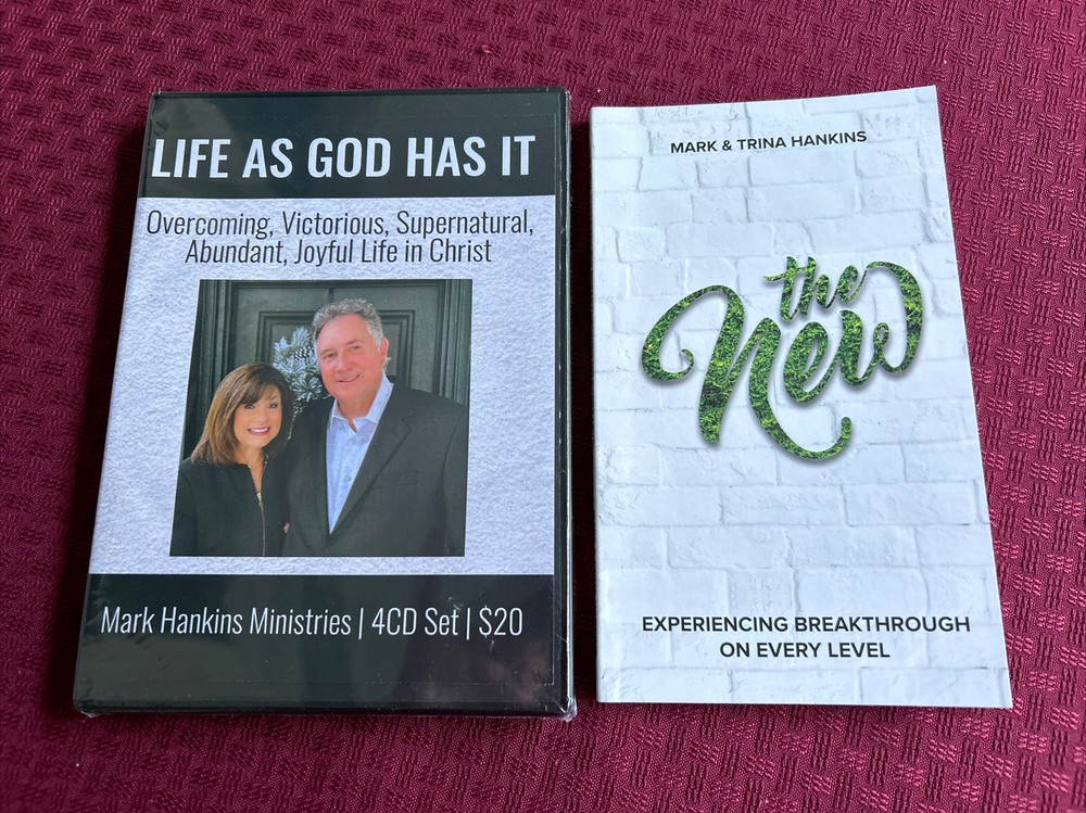 Life as God Has it (4 Cd set) + The New (book) ~ Mark Hankins Lot ~ NEW