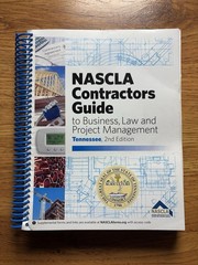 NASCLA Contractor’s Guide to Business, Law and Project Management, Tennessee…