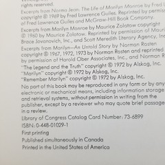 Marilyn Monroe Biography Norman Mailer Hardcover 1st Printing Vtg Hardcover Book