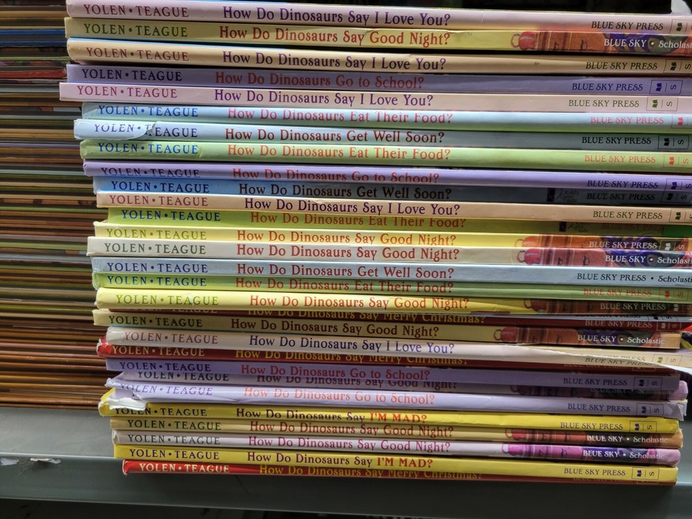 Lot of 5 How Do Dinosaurs Series Books PB & HC by Jane Yolen „RANDOM”