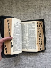 National Bible Press Holy Bible ☆ Old And New Testament Pronouncing Red Letter