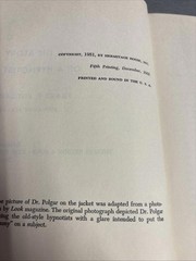 *Signed* The Story of a Hypnotist Franz Polgar 1955 5th Print HC/DJ