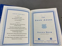 Glenn Beck Christmas Sweater & The Snow Angel Lot of 2 Christmas Books Hardcover