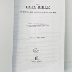 Holy Bible – NKJV Brown Imitation Leather – Super Giant Print Edition