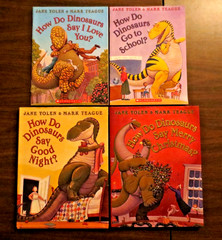 HOW DO DINOSAURS… Series Lot of 4 Books By Jane Yolen & Mark Teague