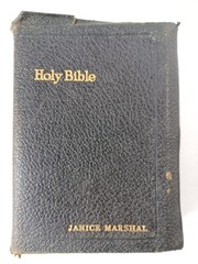 HOLY BIBLE KJV Self Pronouncing 1950’s National Bible Press Genuine Leather VTG