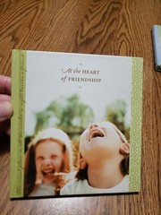 At the Heart of Friendship Hardcover 2002 Hallmark Gift Book Like New