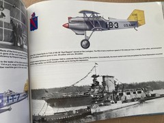 WWII USN Navy USS LEXINGTON CV-2 Aircraft Carrier Pacific Squadron at Sea Signal
