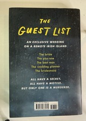 Guest List by Lucy Foley Hardcover HarperCollins 2020 Thriller Novel