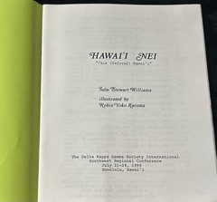 2 Hawaii Juv History BEHOLD HAWAII and HAWAII NEI Julie Stewart Williams 1999