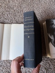 The Gulag Archipelago Set Vol. 1 & 2 by Aleksandr I. Solzhenitsyn 1st Edition
