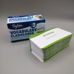Sylvan Learning Grade 3 Vocabulary Flashcards 240 Cards for Improving Vocab