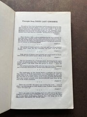 Your Last Goodbye by Salem Kirban 1969 Paperback Book