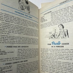 Presto Pressure Cooker Recipe Books Lot – Models 403 404 406 & 1960s VTG Manuals