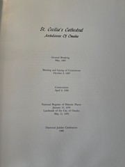 St. Cecilia Cathedral 1981 Diamond Jubilee Book by Ione Werthman