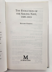 The Evolution of the Sailing Navy, 1509-1815 by Richard Harding 1995 Hardcover
