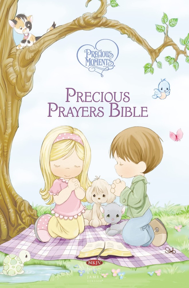 NKJV, Precious Moments, Precious Prayers Bible, Hardcover: Holy Bible, New K…