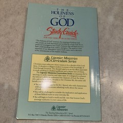 The Holiness of God Study Guide RC Sproul 1988 Ligonier Ministries Bridges READ