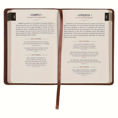 One Minute with God for Men – 365 Devotions (Brown Faux Leather) Fast ship