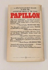 Henri Charriere PAPILLON Paperback Book MOVIE TIE-IN Vintage Pocket 1974
