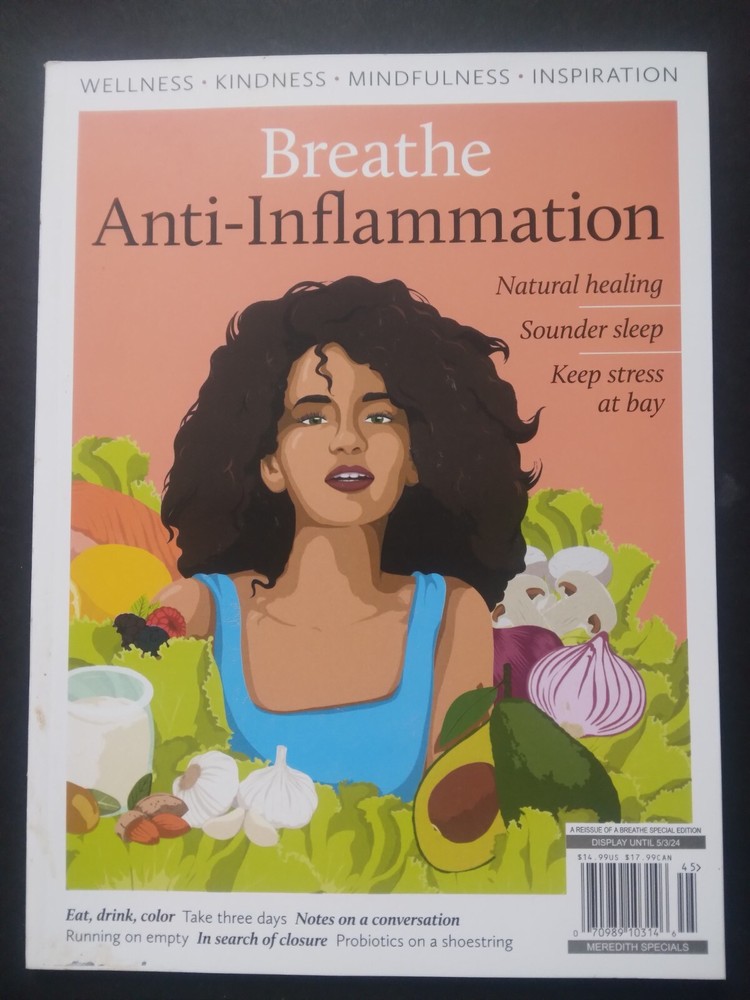 Breathe Magazine Anti-Inflammation Natural Healing Sounder Sleep Stress At Bay