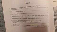 EMERGENCY ARCHEOLOGY IN THE MISSOURI RIVER BASIN, 1946-1975, PB, 1999, 108 Pages