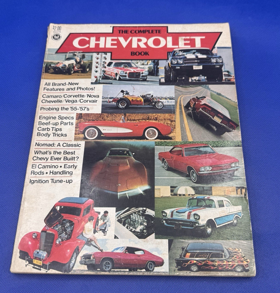 The Complete Chevrolet Book No. 2. 1972 Petersen Publishing 192 Pages Vintage