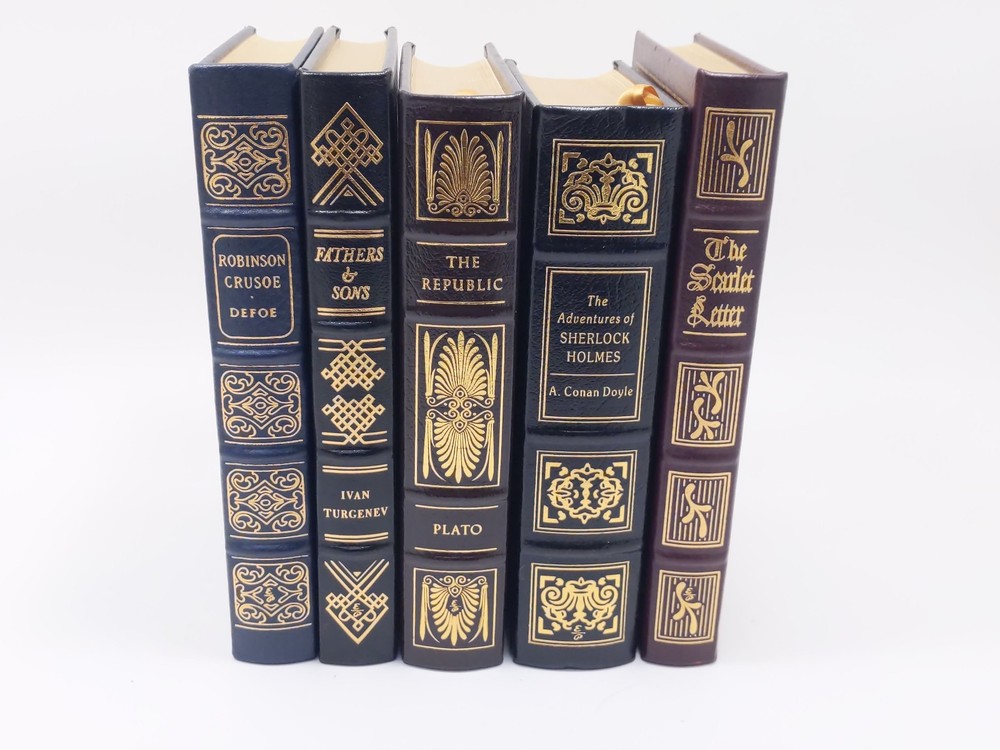 Lot of 5 Easton Press 100 Greatest Books Ever Written Collector’s Edition #1