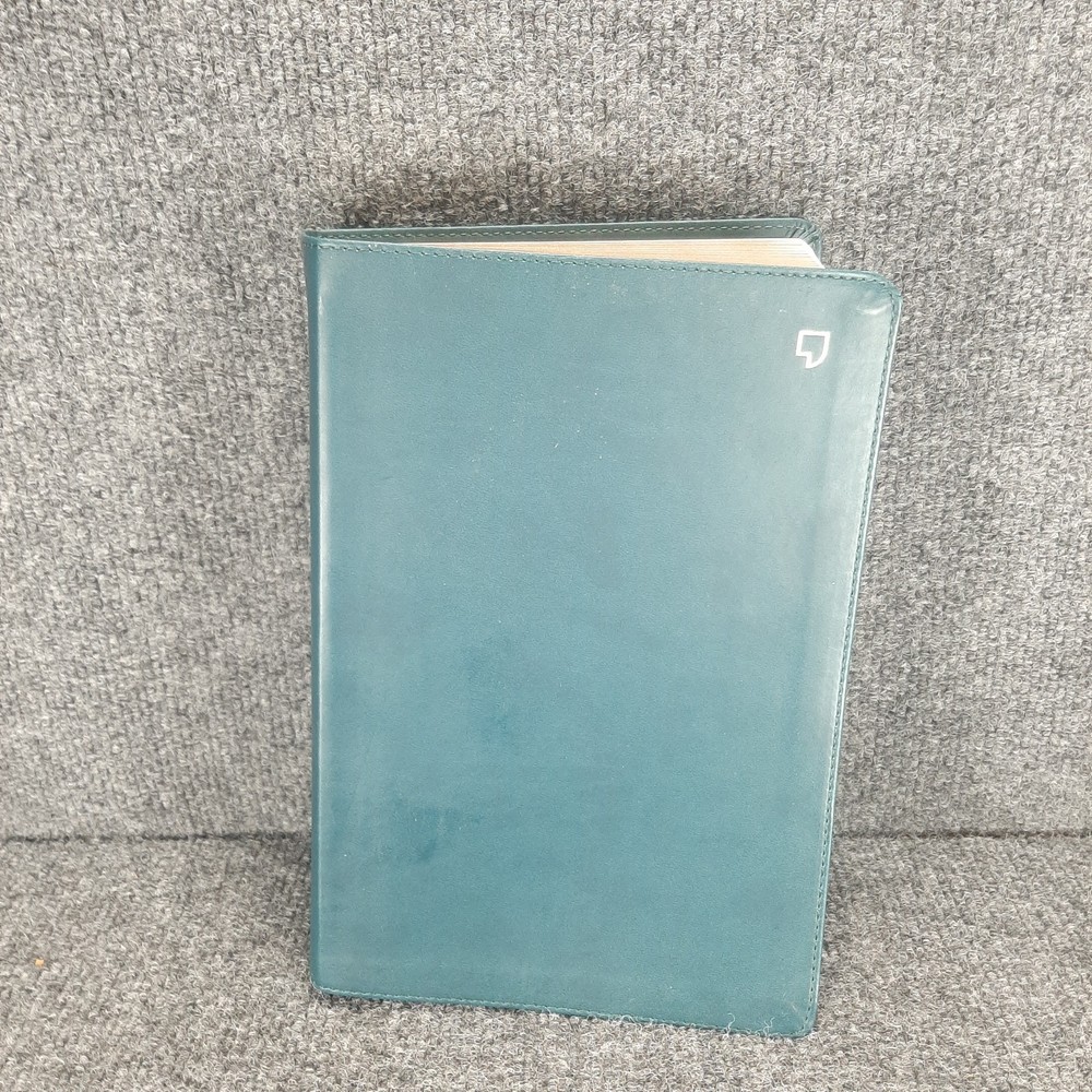 NET Bible Full-Notes Edition Leathersoft Teal New English Nice