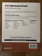 2024 GORDIAN RS MEANS MECHANICAL COSTS with RSMeans Data 47th Edition EUC