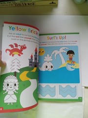 Scholastic Scissor Skills Cut-and-Paste Activity Book Ages 4-8 Illustrated