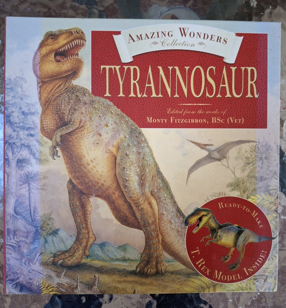 Dinosaur Book & T Rex Puzzle Amazing Wonders Collection: Tyrannosaur Kids Book