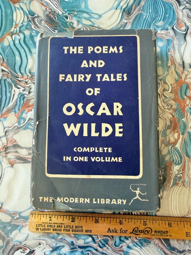 THE POEMS AND FAIRY TALES OF OSCAR WILDE HARDCOVER BOOK W/ DUST JACKET