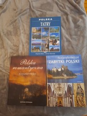 ​Lot of 3 Polish Photography Books: Tatry, Polska Romantyczna, & Zabytki Polski