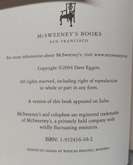 The Unforbidden Is Compulsory, or Optimism (Dave Eggers • 2004) • Good