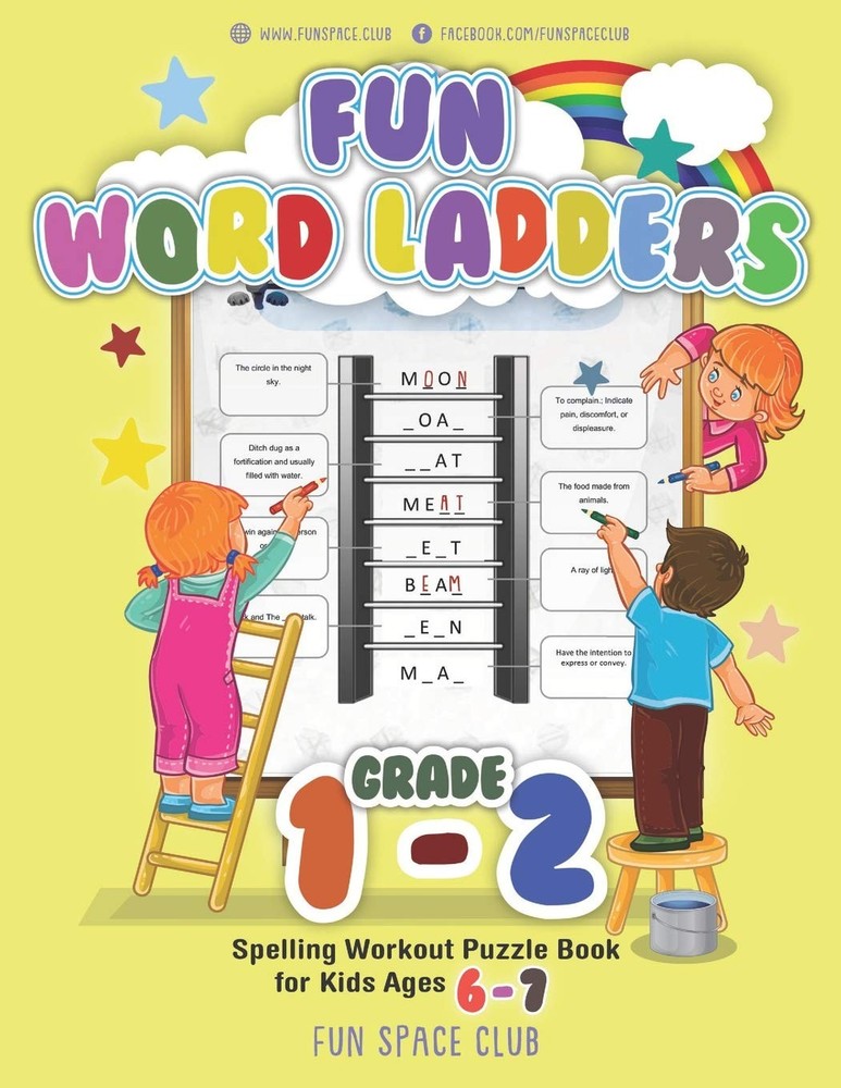 Fun Word Ladders Grade 1-2: Daily Vocabulary Ladders Grade 1 – 2, Spelling W…
