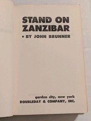 Stand on Zanzibar by John Brunner – BCE/HCDJ 1968 vintage Doubleday Sci-Fi