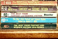5 Vintage PBs: The Best From Fantasy & Science Fiction, Boucher (ed), 3, 4, 8-10