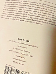 The Book. The Ultimate Guide to Rebuilding Civilization HARDCOVER SURVIVAL MUST