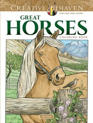 Adult Coloring Great Horses Coloring Book (Adult Coloring Books: Animals) Gr…