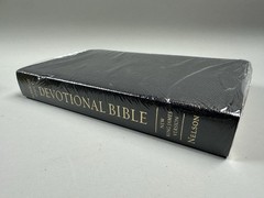 Sonrise Daily Devotional Bible~Thomas Nelson Bonded Leather ~ Black New