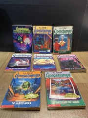 VTG 90s RL Stine Goosebumps Paperback Books Scholastic Apple Fiction Lot of 8